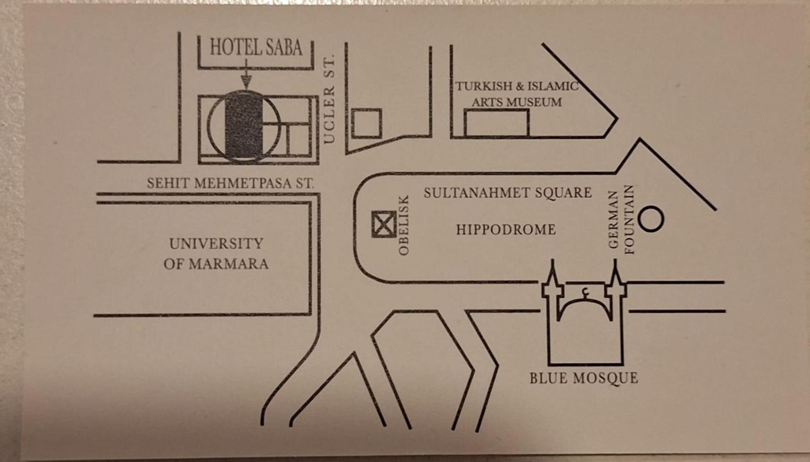 Hotel Saba Istanbul Luaran gambar